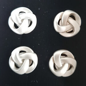 Magnetic Horse Show Number Pins Why Knot Silver Concho Set of 4 NEW